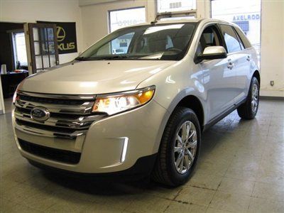 2012 ford edge limited r-cam sync htd lthr  aux/usb/ipod chrome save big $23,995