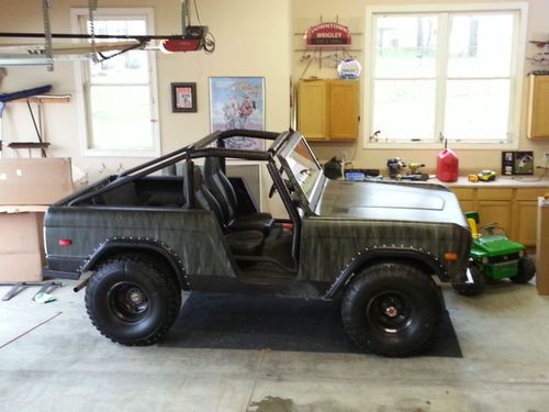 1975 ford bronco custom topless and doorless =&gt;$7000