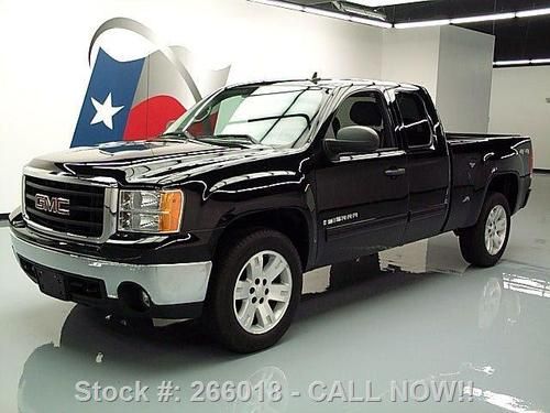 2008 gmc sierra sle ext cab 4x4 6-passenger 20's 58k mi texas direct auto