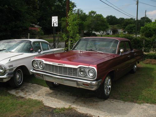 64 belair impala sbc 4 door sedan great project look