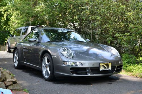 2007 porsche 911 meteor grey/stone grey carrera c2 original owner