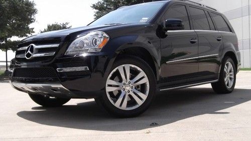 2012 mercedes-benz gl-class gl450 black/black navigation sunroof 4matic