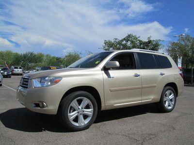 2008 4wd awd gold v6 automatic leather sunroof 3rd row certified no reserve