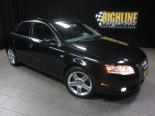 2007 audi a4 2.0t quattro all-wheel-drive, 200hp, automatic, black on black!