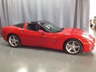 2006 chevrolet corvette coupe 3lt red