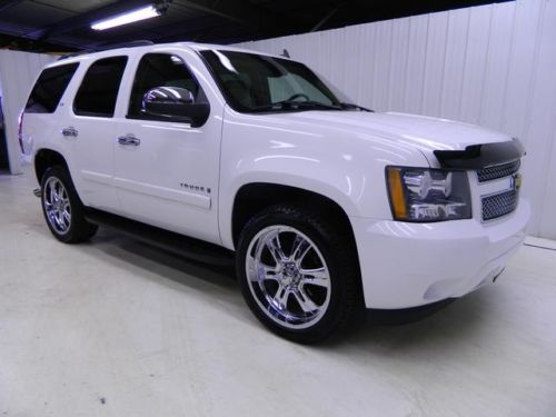 We finance, we ship, ltz, dvd, 22&#034; chrome wheels, leather, gm certified, nice!!