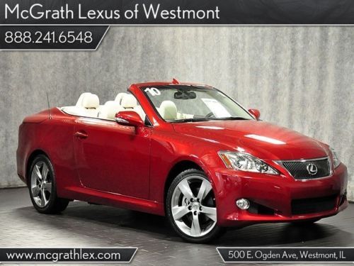 2010 is250c navigation convertible navigation lexus certified