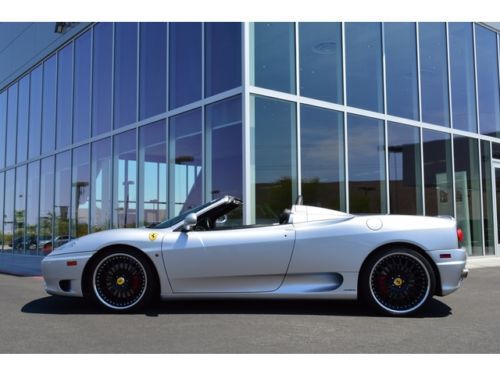 Ferrari 360 modena spider f-1 convertible silver