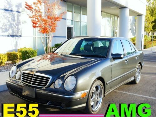 2001 mercedes e55 /// amg with navigation heated seats fast and clean no reserve