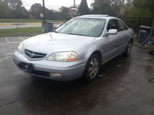 2002 acura cl 3.2 black heated leather seats sunroof fully loaded