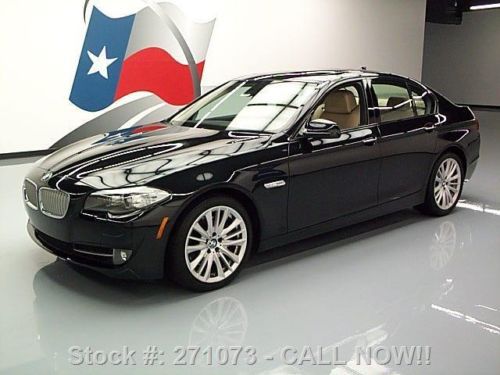 2011 bmw 550i twin-turbo 6-speed sport sunroof nav 36k! texas direct auto