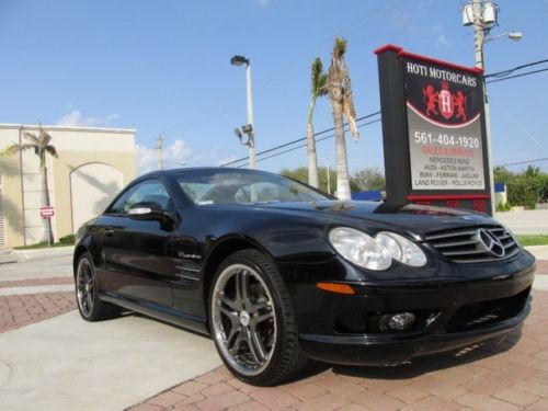 03 black sl-500 convertible -heated seats  -leather and wood steering wheel