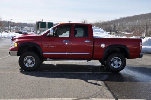 2004.5 dodge ram 2500 crew cab 5.9l cummins 325hp turbo diesel lifted no reserve