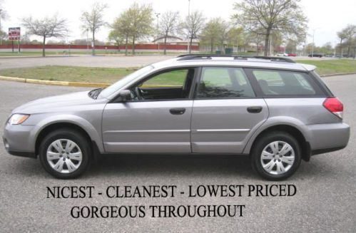 2008 subaru 2.5 outback gorgeous awd 5-spd 4dr wgn. clean car-fax