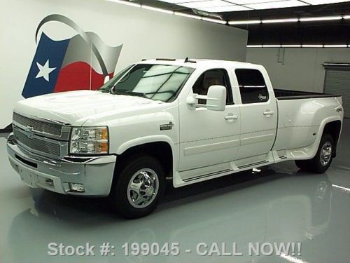 2008 chevy silverado 3500 4x4 diesel western hauler 69k texas direct auto