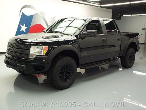 2012 ford f150 svt raptor crew 4x4 sunroof leather nav  texas direct auto