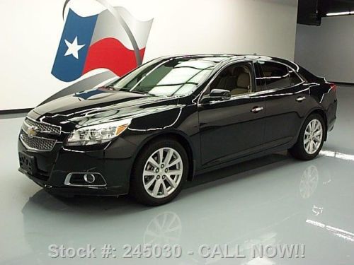 2013 chevy malibu ltz htd leather sunroof rear cam 19k texas direct auto