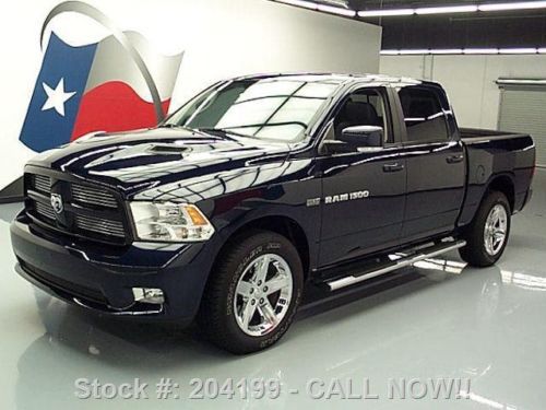 2012 dodge ram sport crew 4x4 hemi sunroof nav 20&#039;s 15k texas direct auto