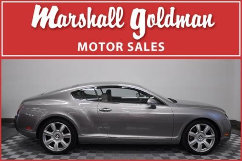 2007 bentley gt coupe silver tempest/portland 20 wheels 14,600 miles