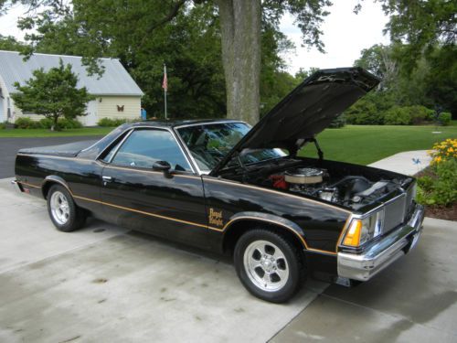 1980 chevrolet el camino royal knight standard cab pickup 2-door 5.0l