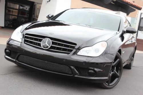 08 mercedes cls63 amg. p2 pkg. keyless go. navi. blaked out. gorgeous car.