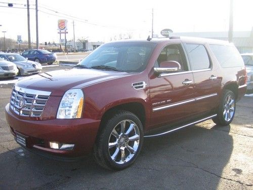 2010 cadillac escalade esv luxury warranty bose rear cam dvd heated cool leather