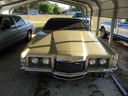 1972 ford thunderbird 2 door hardtop landue 460 c.i.,original 101,200 orig. mil.