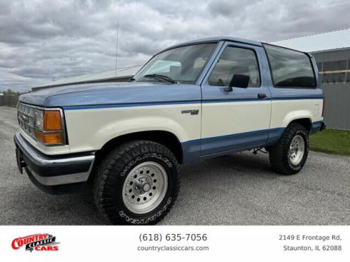 1990 ford bronco xlt 2d utility 4wd