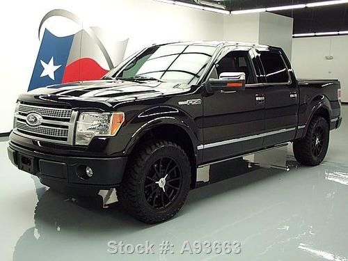 2011 ford f150 platinum crew sunroof nav 20" wheels 12k texas direct auto