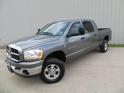 06 ram 2500 slt (5.9) cummins h.o (mega-cab) 4x4 bfgs goose-neck carafx tx $ $ $