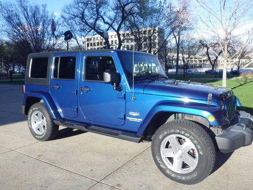 2009 jeep wrangler unlimited sahara sport utility 4-door 3.8l