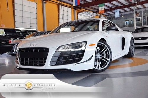 12 audi r8 gt quattro 5.2l r-tronic 722-miles navi 19s xenon pdc heated-seats