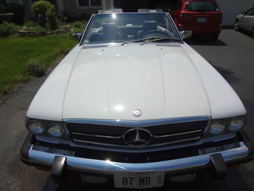 Convertible 1987 mercedes-benz 560sl  mint california car