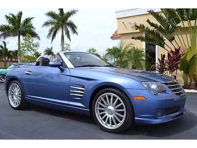 2005 florida crossfire srt convertible 37k supercharged 330hp carfax certified