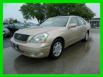 2001 lexus ls 430  4.3l v8 01 automatic rwd sedan premium gold beige