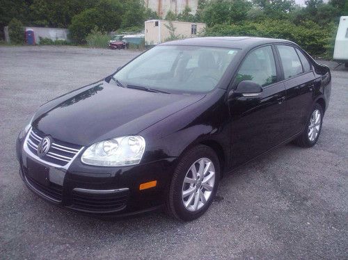 2010 volkswagen jetta se dark blue, black leather, 42200 miles