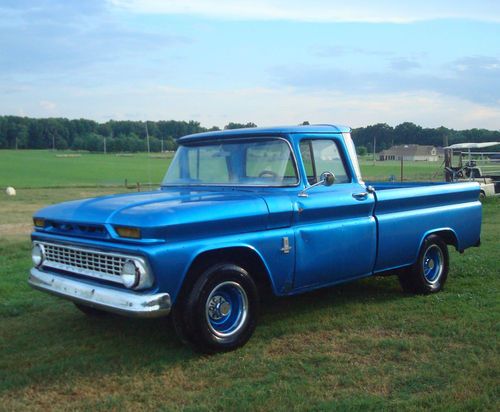 1963 chevrolet c10 custom cab fleetside swb pickup with big back window project