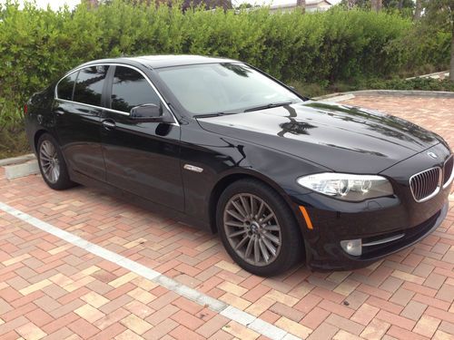 2011 bmw 535i sedan 4-door 3.0l amazing condition black cold a/c- 37k miles