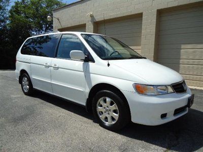 2003 honda odyssey exl/nice!loaded!dvd!wow!look!warranty!white!