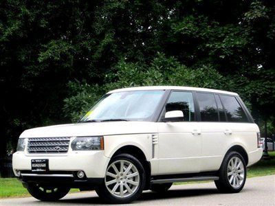 2010 landrover rangrover supercharged 24k miles..alaska white