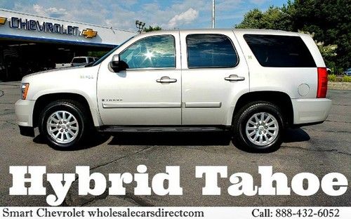 Used chevrolet tahoe hybrid x drive 4x4 sport utility 4wd chevy gas saver suv