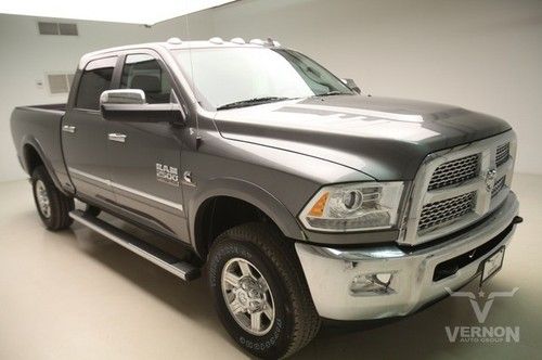 2013 laramie crew 4x4 navigation sunroof leather heated cummins diesel uconnect