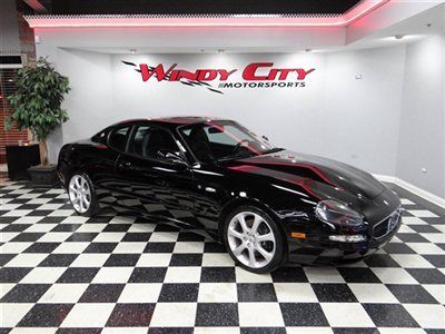 2004 maserati cambiocorsa m128 gt coupe~6-speed f-1~black/black~33k~navigation~