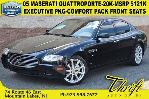 05 maserati quattroporte-20k-msrp $121k-executive pkg-comfort pack front seats