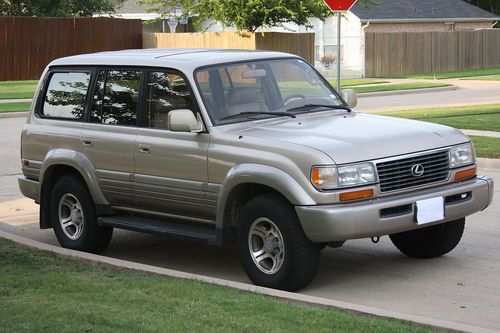 1997 lexus lx450 champaign &amp; tan leather 4 dr 4wd very clean