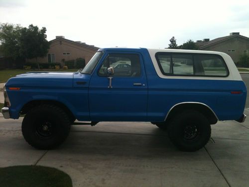 1978 ford bronco custom sport utility 2-door 6.6l