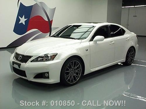 2012 lexus is-f 5.0 v8 sunroof nav climate seats 10k mi texas direct auto