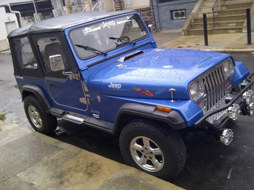 Upgraded 1992 jeep wrangler  4.0l (manual transmission)