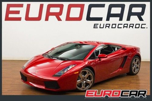 06 gallardo e-gear, rare rosso vic, pristine car, 07,08,09