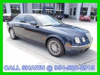 2006 jaguar s type 3.0 v6, blue/tan mercedes-benz dealer, l@@k at me $8991